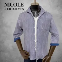 NICOLE CLUB FOR MEN 七分袖シャツ　トップス