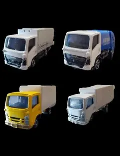 トミカ ISUZU エルフ トラック ミニカー 改造 まとめ売り 働く車