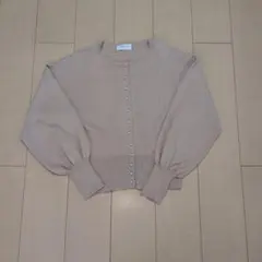 OPAQUE.CLIP✨️ ベージュ長袖カーディガン