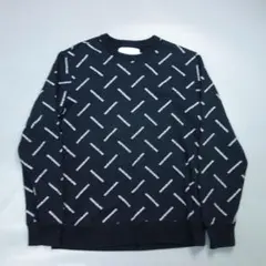 8475 美品 カルバンクラインジーンズ 総柄 スウェット トレーナー メンズL