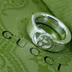 ★SALE◆【GUCCI】インターロッキングG　リング　１３号　2880