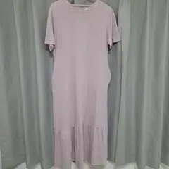 chocol raffine robe 半袖カットソーワンピース　ロング丈