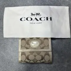 COACH コーチ シグネチャー ミディアムウォレット 二つ折り財布のサムネイル