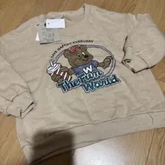 The Fun World ベージュ トレーナー 100cm