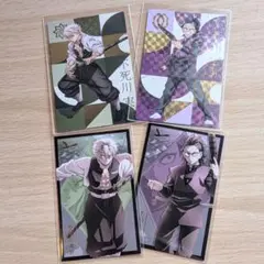 鬼滅の刃　銀だこ　コラボ　フォトカード　不死川実弥　玄弥　4点