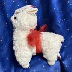 【貴重】まつりだ！アルパカッソ　ジャンボぬいぐるみ 狐お面