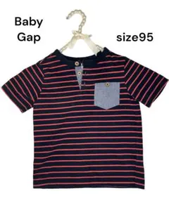 baby Gap キッズ半袖 Tシャツ ボーダー サイズ95  コットン100％