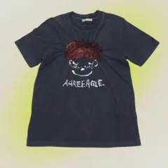 rough 半袖Tシャツ ネイビー AGREEABLEのサムネイル