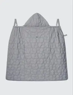 ユニクロ　ライトウォームパデッド2WAYブランケット　グレー