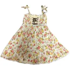 LIZLISA風 フェアリーグランジ 森ガール ワンピース 花柄 フリル