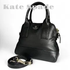 kate spade ケイトスペード 2wayショルダーバッグ ブラック レザー