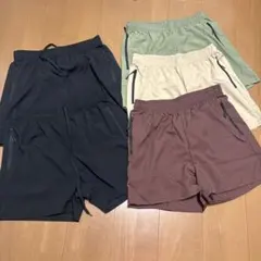 美品５枚セットMANFINITY ストレッチ　ハーフパンツ　GYM