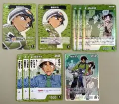 服部平次 SR 遠山和葉 R 名探偵コナンカードゲームTCG 疾風の煌めき