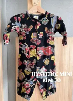 HYSTERIC MINI ヒスミニ 総柄ロンパース 60-70