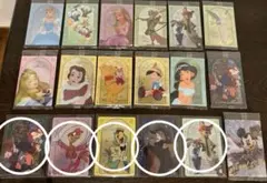 【まとめ割あり】ディズニーキャラクターズウエハース/プラカード18枚セット