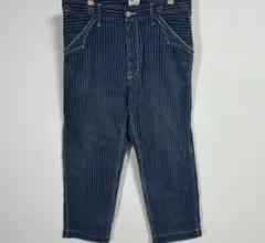 Schott ウォバッシュ ヒッコリーストライプ デニムパンツ W32