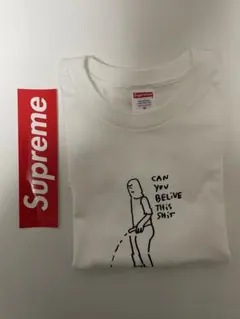 Supreme 2025SS Piss Tee ステッカー付