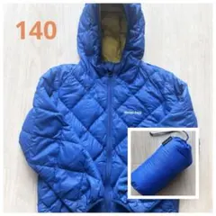 mont-bell キッズ ダウンコート 青/黄 Kid's 140