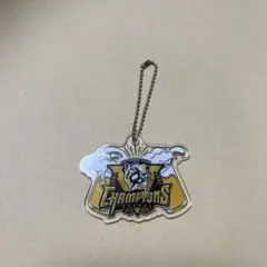 阪神タイガース　ビール型アクリルキーホルダー　新登場　呑んで！もらおう！