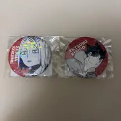 ハイキュー　オールスター缶バッジ　ゴミ捨て場の決戦　黒尾鉄朗　孤爪研磨