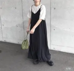 nugu コージーストリングワンピース