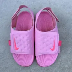 Nike ピンク サンダル キッズ