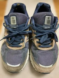 New Balance 990v4 ネイビー/ベージュ