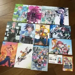 株式会社マジルミエ　特典　イラストペーパー　カード　ポストカード　セット