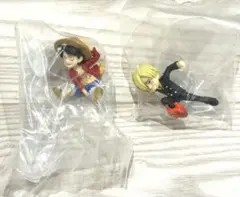 ワンピース フィギュア ルフィ サンジ セット