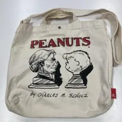 SNOOPY スヌーピー PEANUTS キャンバス地2wayバッグ