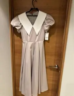 新品未使用タグ付き SNIDEL ボリュームフレアワンピース ０サイズ 完売品