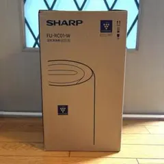 未使用 SHARP FU-PC01-W 空気清浄機 ホワイト系 - メルカリ