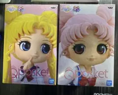 Q posket 新品未開封2体セット　-月野うさぎ　A & ちびうさB-のサムネイル