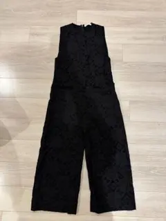 ZARA ブラック レースオーバーオール