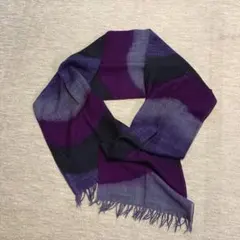紫とグレーのストール・ショール