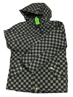 【新品未使用タグ付】AnneCuquineフード付蓄熱中綿フレアブルゾン