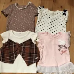 80サイズ半袖　女の子　まとめ売り