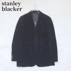 スタンリー・ブラッカー テーラードジャケット コーデュロイ ブラック おしゃれのサムネイル