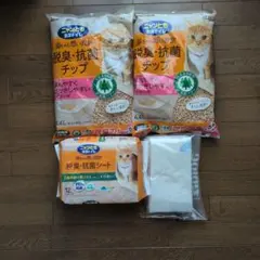 花王 ニャンとも清潔トイレ 脱臭・抗菌チップ 4.4L＆シートセットのサムネイル