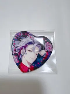 青*》様 にじさんじ バレンタイン 不破湊 ランダムハート型缶バッジ