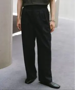 SEMI WIDE STRAIGHT WOOLY SLACKS Msize 新品