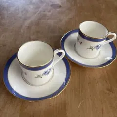 ティファニー　デミタス　カップ　ソーサー　２個セット