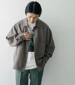 アーバンリサーチ ポリツイル オープンカラー CPOシャツ