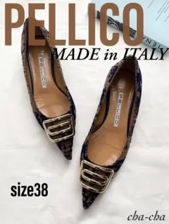 M*i様 【美品】PELLICO CUORE デュエ アネッリ グランジ パンプのサムネイル