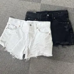 GAP ローライズ ストライド ショートパンツ 2枚セット（26インチ）