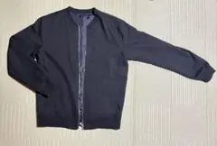 【美品/試着のみ】ナノユニバース リバーシブル MA-1 ブラック XL