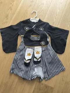 男の子 袴風ロンパース セット こどもの日 記念日 祝い着