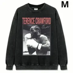 テレンス クロフォード ボクシング ヴィンテージ加工 トレーナー スウェット M