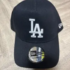 NEW ERA LA Dodgers アジャスタブル ブラック キャップ