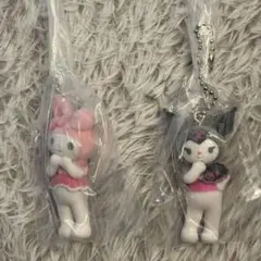 サンリオキャラクターズ ミニチュアチャーム～ライブキャラクター～マイメロ　クロミ